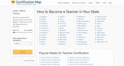 Desktop Screenshot of certificationmap.com